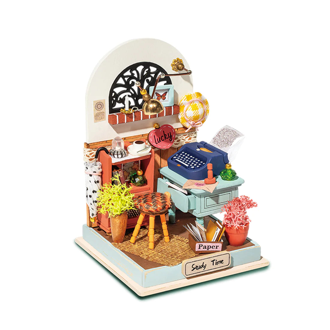 DIY Miniature House Kit | Record Mood (Study)