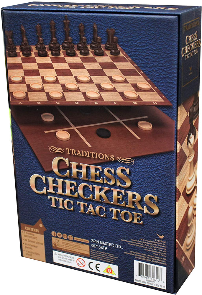 Chess, Checkers, & Tic Tac Toe