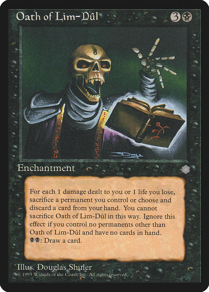 serpent cards mtg Oath of Lim-Dul [Ice Age]