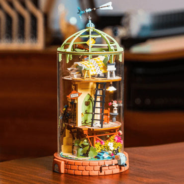 DIY Dollhouse Miniature House Kit | Domed Loft