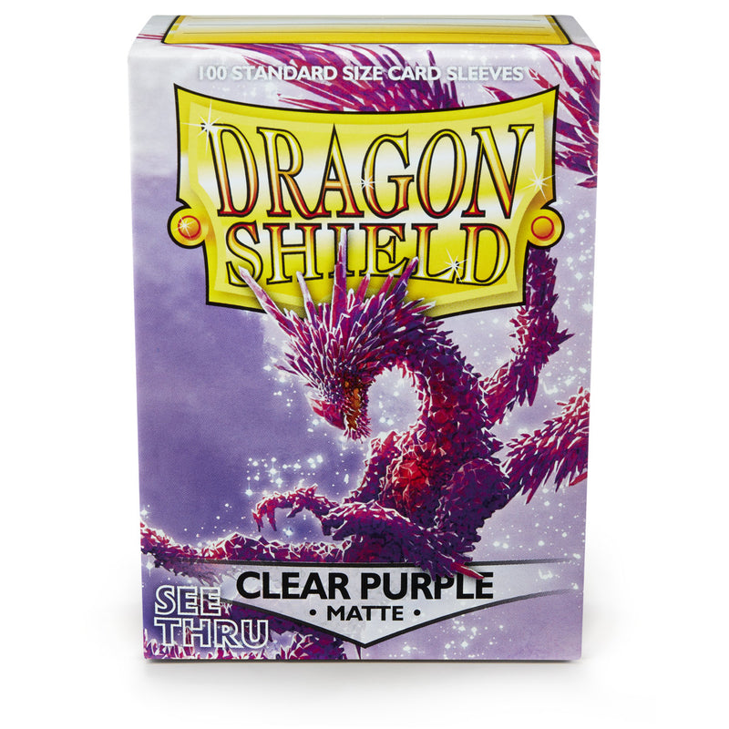 Dragon Shield: Clear Matte Sleeves: Standard Size Dragon Shield: Clear Matte Sleeves: Standard Size