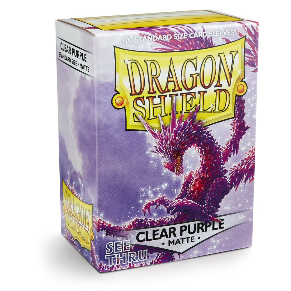 Dragon Shield: Clear Matte Sleeves: Standard Size Dragon Shield: Clear Matte Sleeves: Standard Size