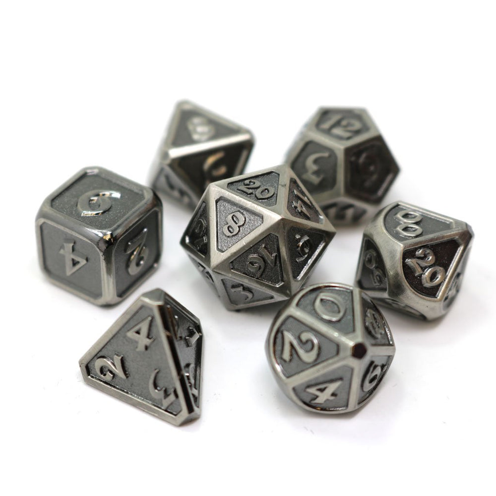 Die Hard Dice- Mythica Battleworn Silver