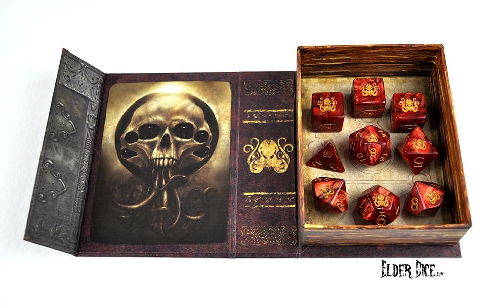 Elder Dice: Brand of Cthulhu Polyhedral Set
