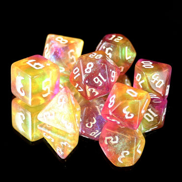 7 Piece RPG Set - Golden Faith