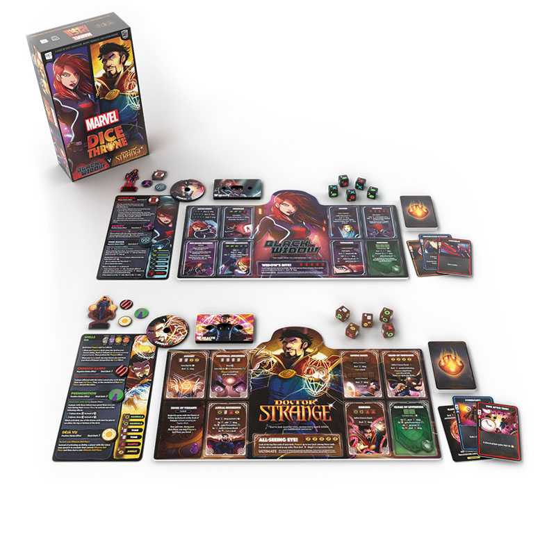 Marvel Dice Throne 2-Hero Box (Black Widow, Doctor Strange)