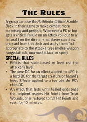 Pathfinder Critical Fumble Deck (PF2E)