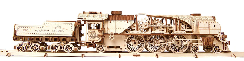 UGears V-Express Steam Train with Tender