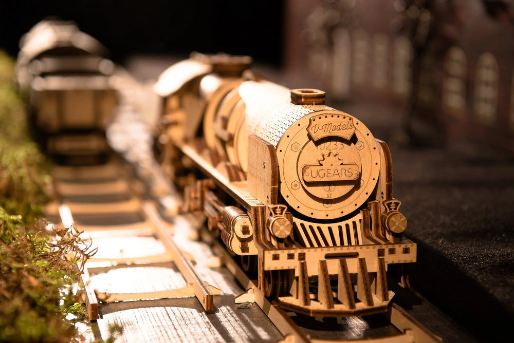 UGears V-Express Steam Train with Tender