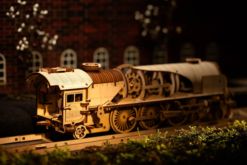 UGears V-Express Steam Train with Tender