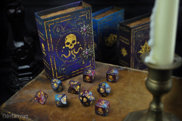 Elder Dice - Seal of Yog-Sothoth Polyhedral Set - Nebula