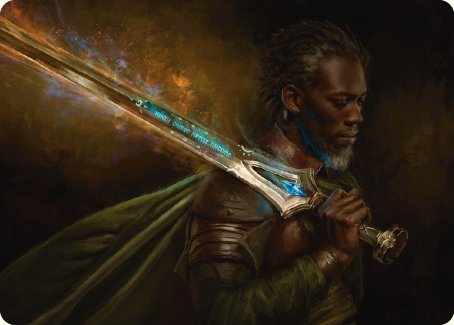anduril mtg card Art 28: Andúril, Flame of the West MTG Deck Box Final Equipped creature gets +3/+1 Deck Name:Squirreled Away (Black/Green) Age: