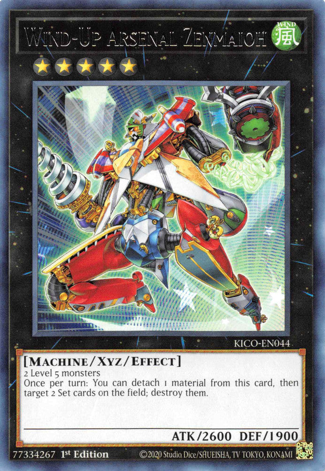 yugioh wind cards Wind-Up Arsenal Zenmaioh [KICO-EN044] Rare