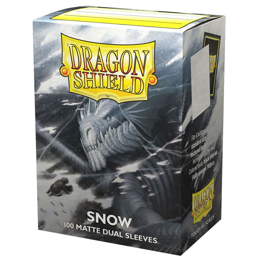 Dragon Shield - Dual Matte Snow (100) Sleeves
