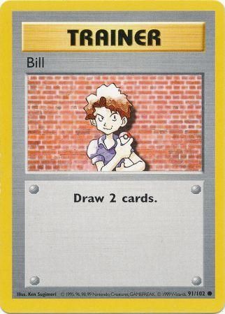 Bill (91/102) [Base Set Shadowless Unlimited]