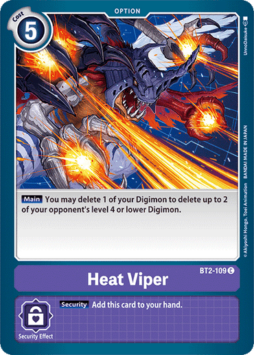 Heat Viper [BT2-109] [Release Special Booster Ver.1.0]