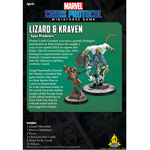 Marvel: Crisis Protocol: Lizard & Kraven