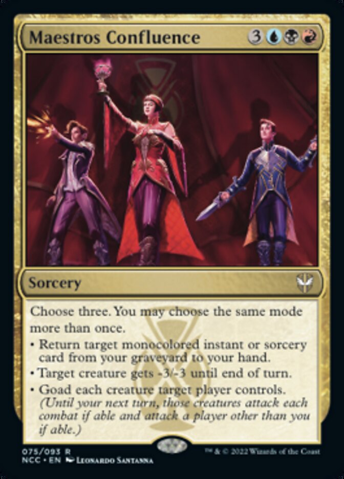 mtg capenna cards Maestros Confluence [Streets of New Capenna Commander]