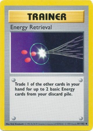 Energy Retrieval (81/102) [Base Set Shadowless Unlimited]