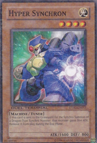 yugioh synchron cards Hyper Synchron [DT02-EN053] Common