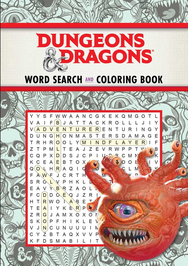 Dungeons & Dragons - Word Search and Coloring Book