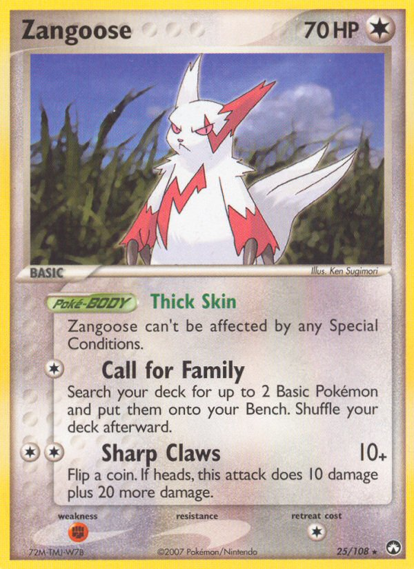 Zangoose (25/108) [EX: Power Keepers]