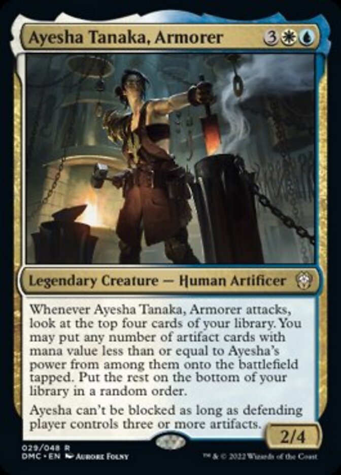 Ayesha Tanaka, Armorer [Dominaria United Commander]