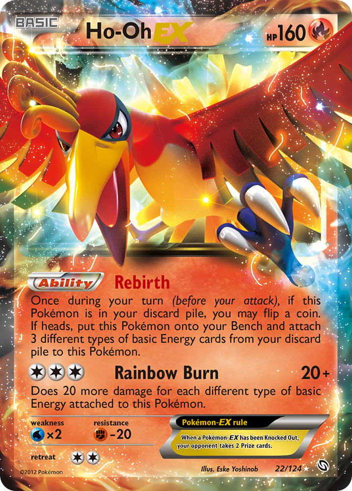 Ho-Oh EX (22/124) [Black & White: Dragons Exalted]