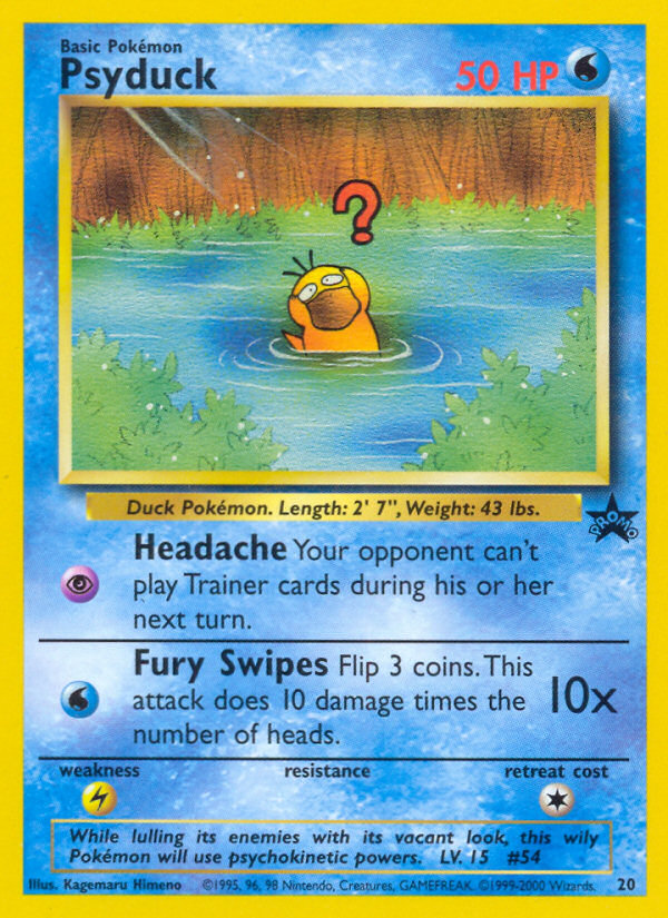 Psyduck (20) [Wizards of the Coast: Black Star Promos]