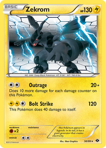 Zekrom (50/99) (Theme Deck Exclusive) [Black & White: Next Destinies]