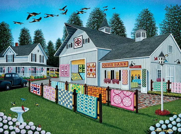 SunsOut: Welcome to the Quilt Barn- 300 Piece Puzzle