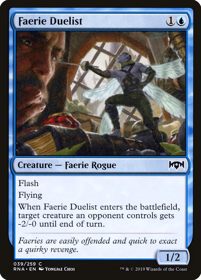 faerie cards mtg Faerie Duelist [Ravnica Allegiance]