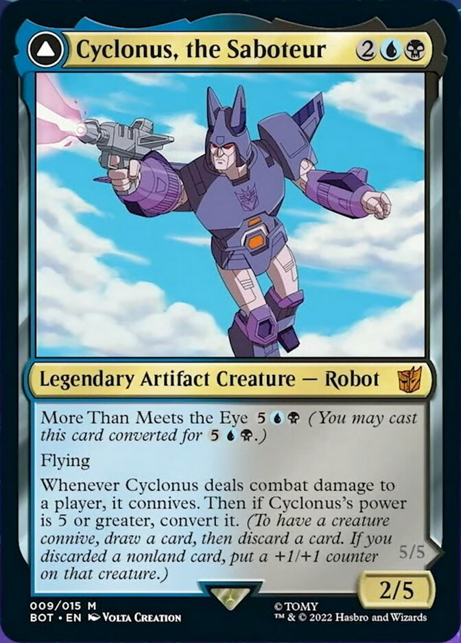 Cyclonus, the Saboteur // Cyclonus, Cybertronian Fighter [Transformers