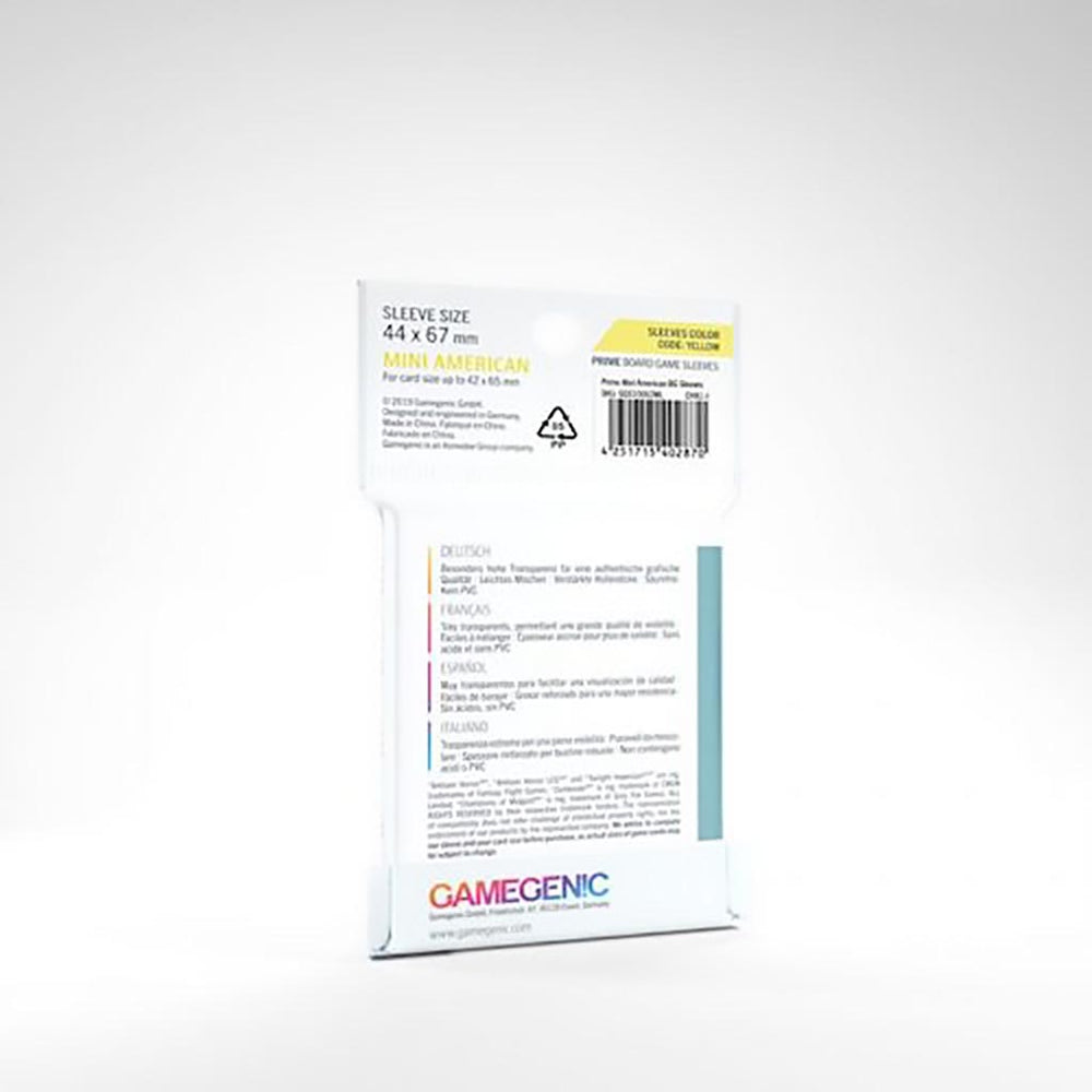 Gamegenic: Prime Sleeves: Mini American (44 x 67 mm)