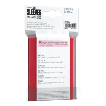 Just Sleeves - Japanese Card Game Red