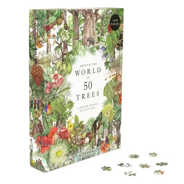 Around the World in 50 Trees - 1000 Piece Puzzle