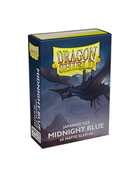 Dragon Shield: Matte - Midnight Blue Japanese Size (60) Sleeves