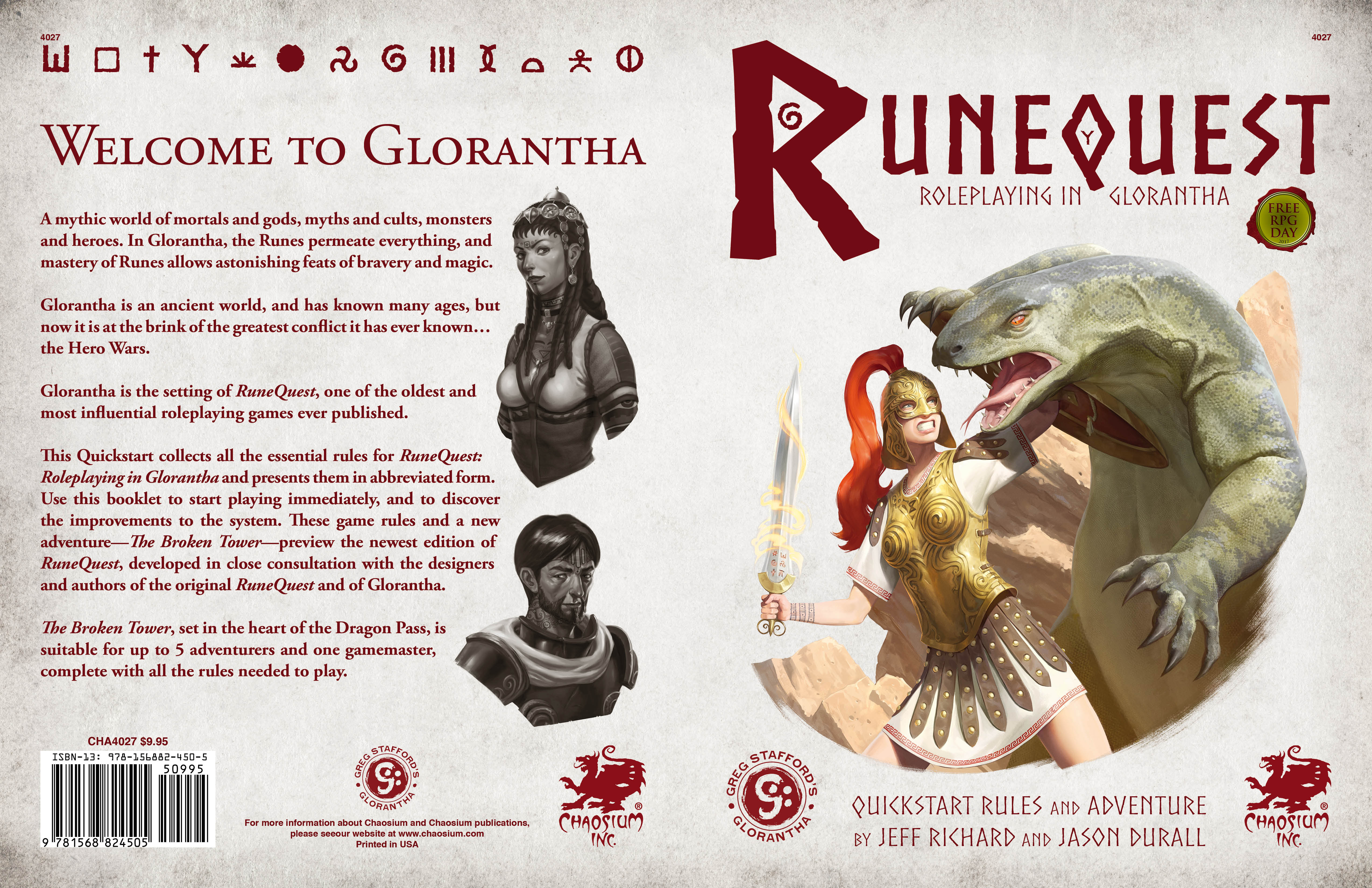 RuneQuest: Roleplaying in Glorantha Quickstart